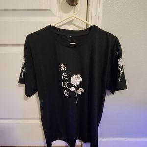 Graphic black shirt